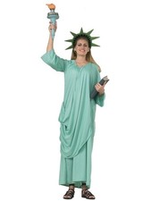 🗽 Disfraz Rubíes Estatua de la Libertad Para Mujer Estándar Talla Única Patriótico 16359