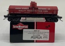 Athearn HO Scale Union Starch ACF Type 27 Riveted 8000 Gallon Tank Car #22364