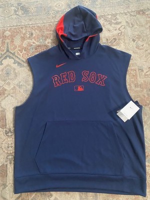Red socks dri fit sleeveless hoodie