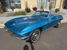 1965 Chevrolet Corvette Convertible Nassau Blue with both tops and a four-speed