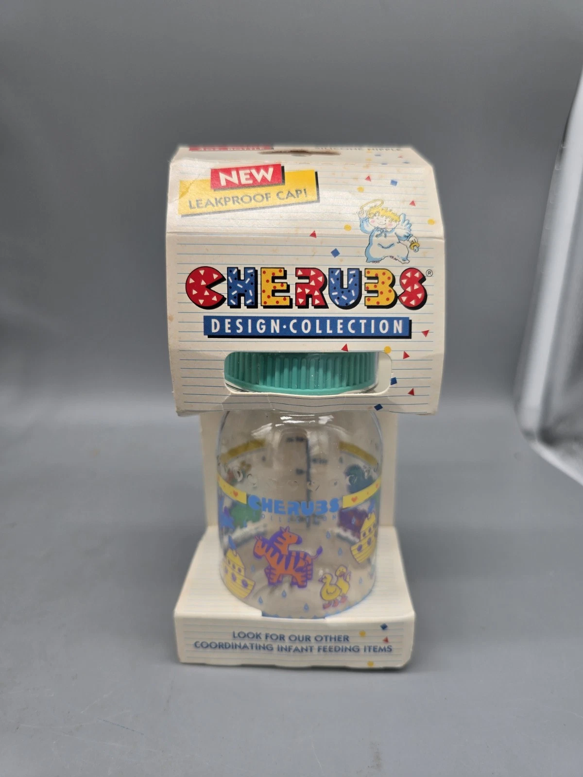 1992 Playtex Cherubs 4oz Noahs Ark Baby Bottle