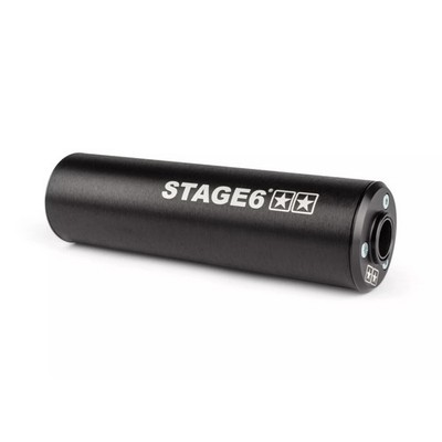 Endschalldämpfer Stage6 50 für 80ccm Montage links schwarz