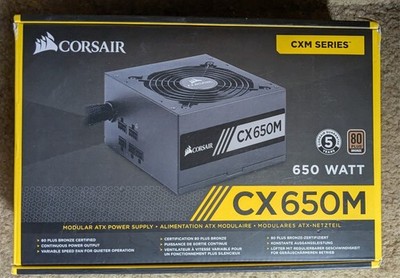 Corsair CX Series CX650M 650W 80 Plus Bronze Modular Power Supply - CP9020103NA