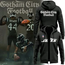 Gotham City Football Apparel Zip Hoodie