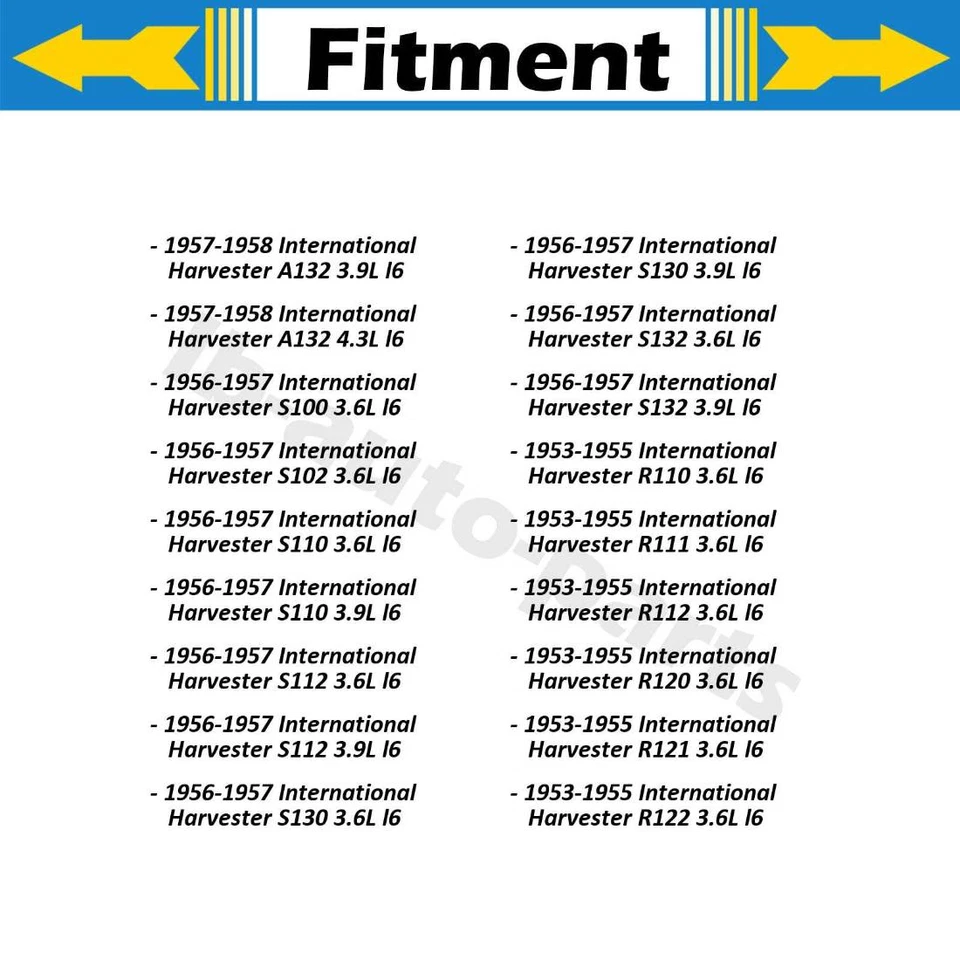 4x Manguera de freno delantera trasera para International Harvester S110 1956-1957 Foto 4 de 4