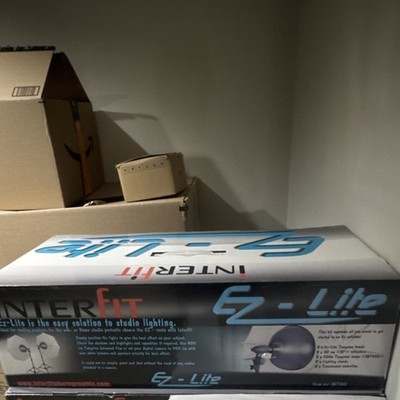 Interfit EZ-Lite 2-Head 500W Tungsten Continuous Studio Lighting Kit Portable