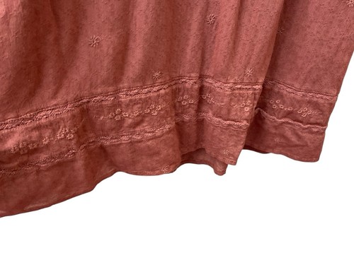 Zara Girls Dress Size 13/14 (164 cm) Soft Collection Pink Lace Trim Boho Style - Picture 13 of 15
