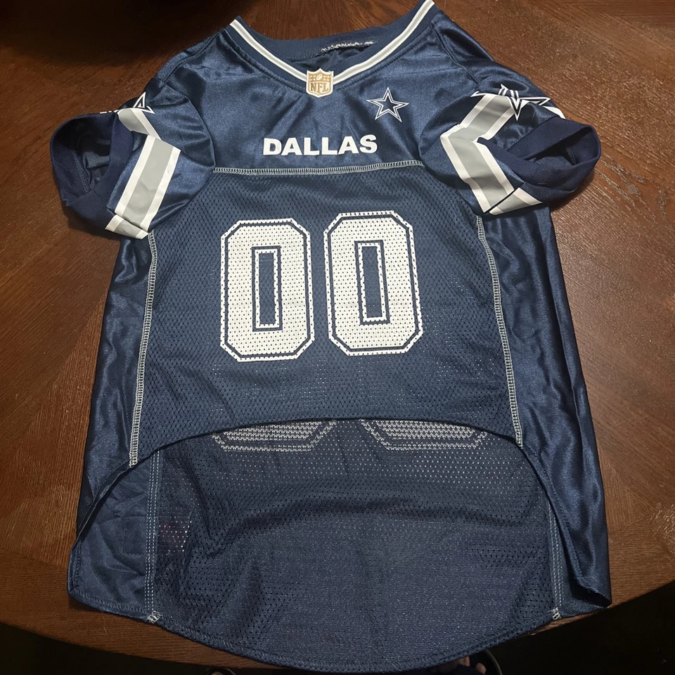 全新达拉斯牛仔队 L-XL 狗球衣 - 非常适合足球迷! — 第 2/2 张图片