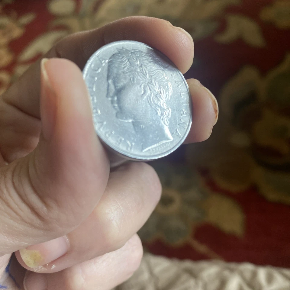 Moeda italiana 1964 L100 R Itália lira repvbblica italiana AU estado 66 - Imagem 2 de 4