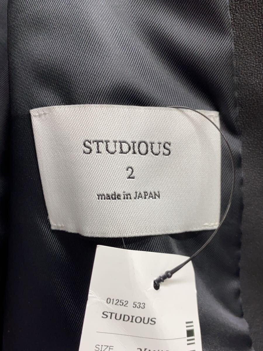 Studious Double Riders Jacket/2/Sheep Leather/Blk… - image 3