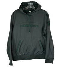 Nike Michigan State Spartans Gray Hooded Sweatshirt Medium