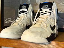 Nike Air Force 180 Mens Mid Top Leather Lace-...
