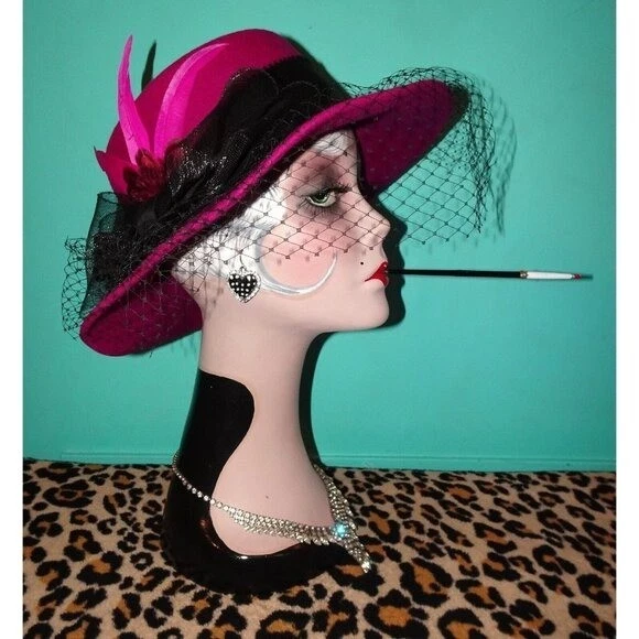Pink 1960s Vintage Hats for Women for sale | eBay display picture 3