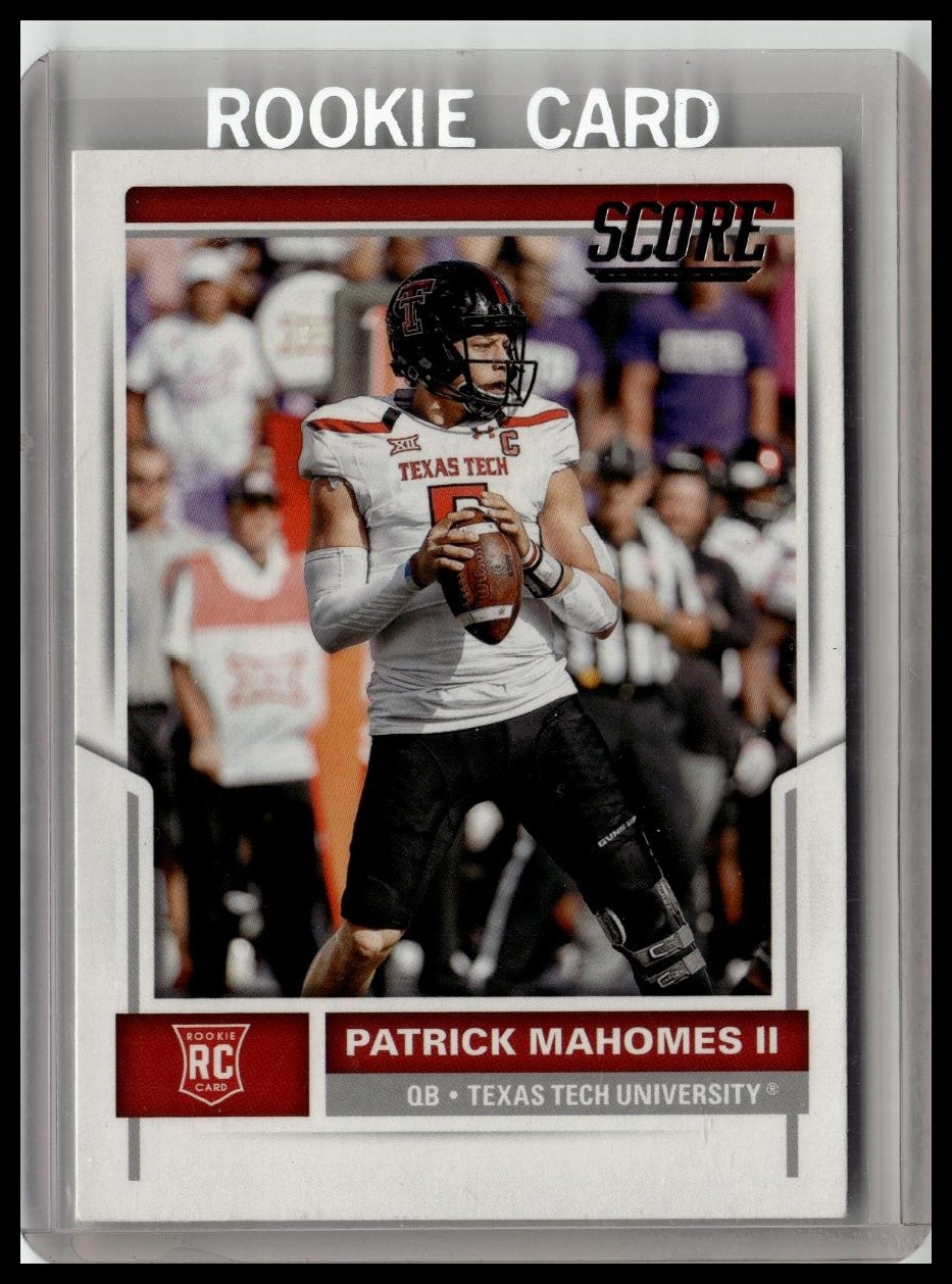 2017 Score #403 Patrick Mahomes II Red RC