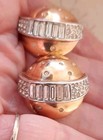 RARE Crown Trifari Celestrial Saturn Clip Earrings By Alfred Philippe Free Ship  — photo 5