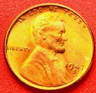1947-S Lincoln Wheat Cent Penny GEM RD BU From an Original Bank Roll