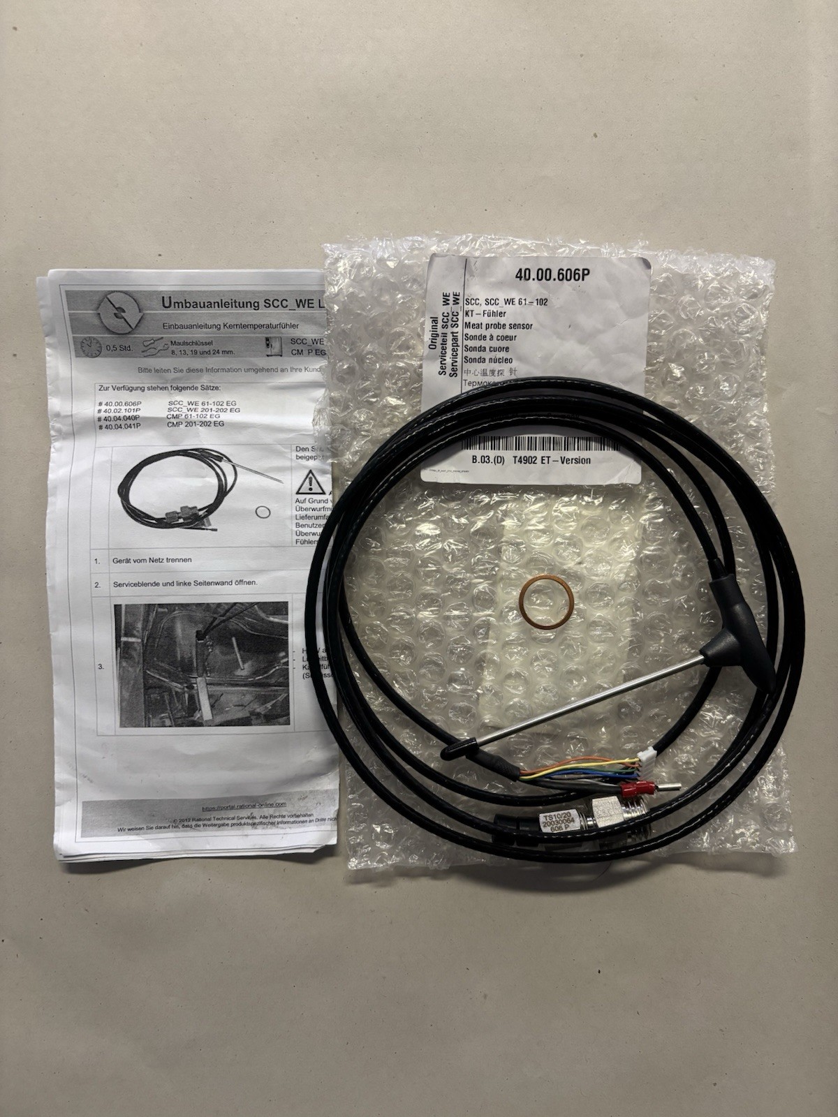 Rational OEM Meat Probe Sensor 40.00.606P Brand New