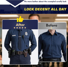 Shirt Stays for Men, Upgraded Adjustable Soft and Smooth Elastic Garter with ...