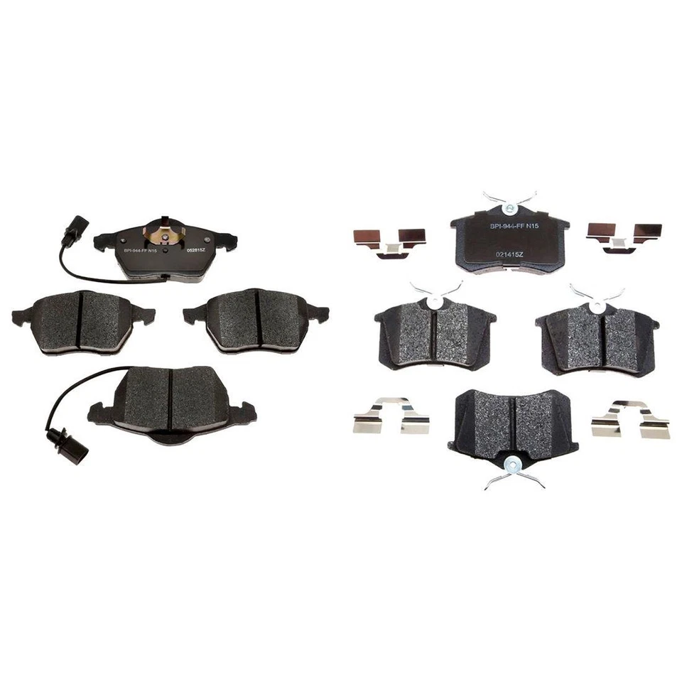 Pastillas de freno metálicas delanteras y traseras R-Line 2004 2003 2002 para Audi A4 Quattro Foto 4 de 4