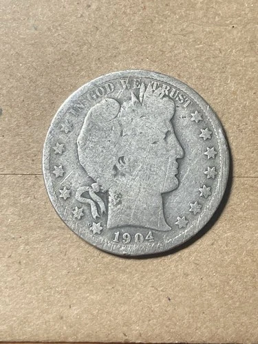1904 Barber Half Dollar - As Shown! (#2153)