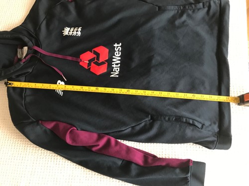 England new balance cricket hoodie NatWest size 2xl in navy blue - Picture 8 of 11