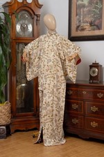 DEAR VANILLA JAPANESE KIMONO WOMEN'S ROBE GOWN AUTHENTIC MADE IN JAPAN VINTAGE