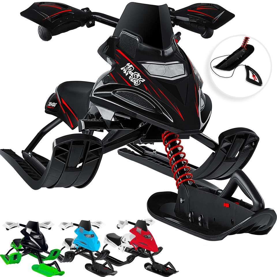 KESSER® Schlitten Bob Lenkschlitten Rodel Kinderschlitten Lenkbob Skibob Metall