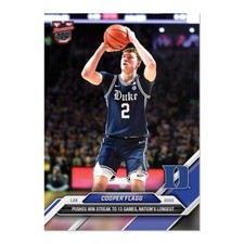 Cooper Flagg Duke Win Streak 2024-25 Bowman U NOW Basketball Card 51 