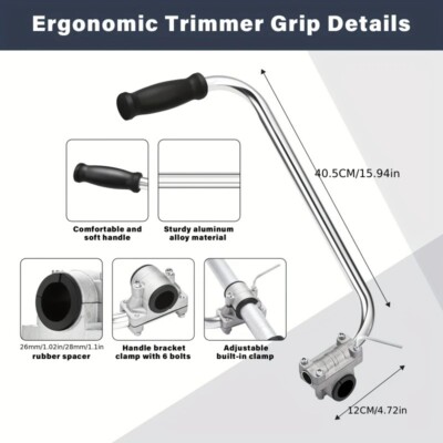 Trimmer Handle - Ergonomic Trimmer Grip Weeder Trimmer Handle Lawn Trimmer Handl