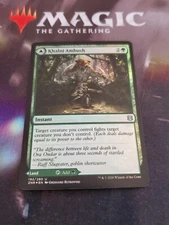 Mtg. Khalni Ambush. Foil. Zendikar Rising. Pack Fresh 