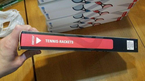 Nintendo Switch PLAY Spiele Zubehör Tennisschläger Rot Blau ORIGINAL - Bild 3 von 4