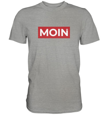 Moin T-Shirt   Norddeutsch Anker Heimat Norden Spruch Shirt für Küstenfreunde