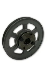 CAST IRON ELECTRIC MOTOR PULLEY SHEAVE 6.25", 1 SINGLE GROOVE FOR 3L 4L A BELTS