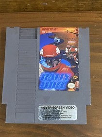 VINTAGE NES Rally Bike (Nintendo Entertainment System, 1985) Authentic Cartridge
