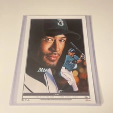 2022 Topps Ichiro Suzuki #1 Game within the Game Jennis Art 10x14 Print #19/99