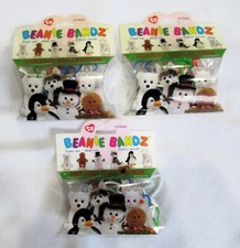 3x - Ty Beanie Bandz HOLIDAY COLLECTION...NEW in Pack - 3 PACKS
