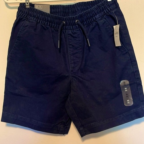 NWT GAP Easy Pull-on Shorts with Washwell, Navy Size M Boys - Picture 2 of 5
