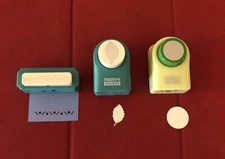 Marvy Uchida Medium Punches  1" SUN or ASPEN LEAF (BIRCH?) or Heart Border