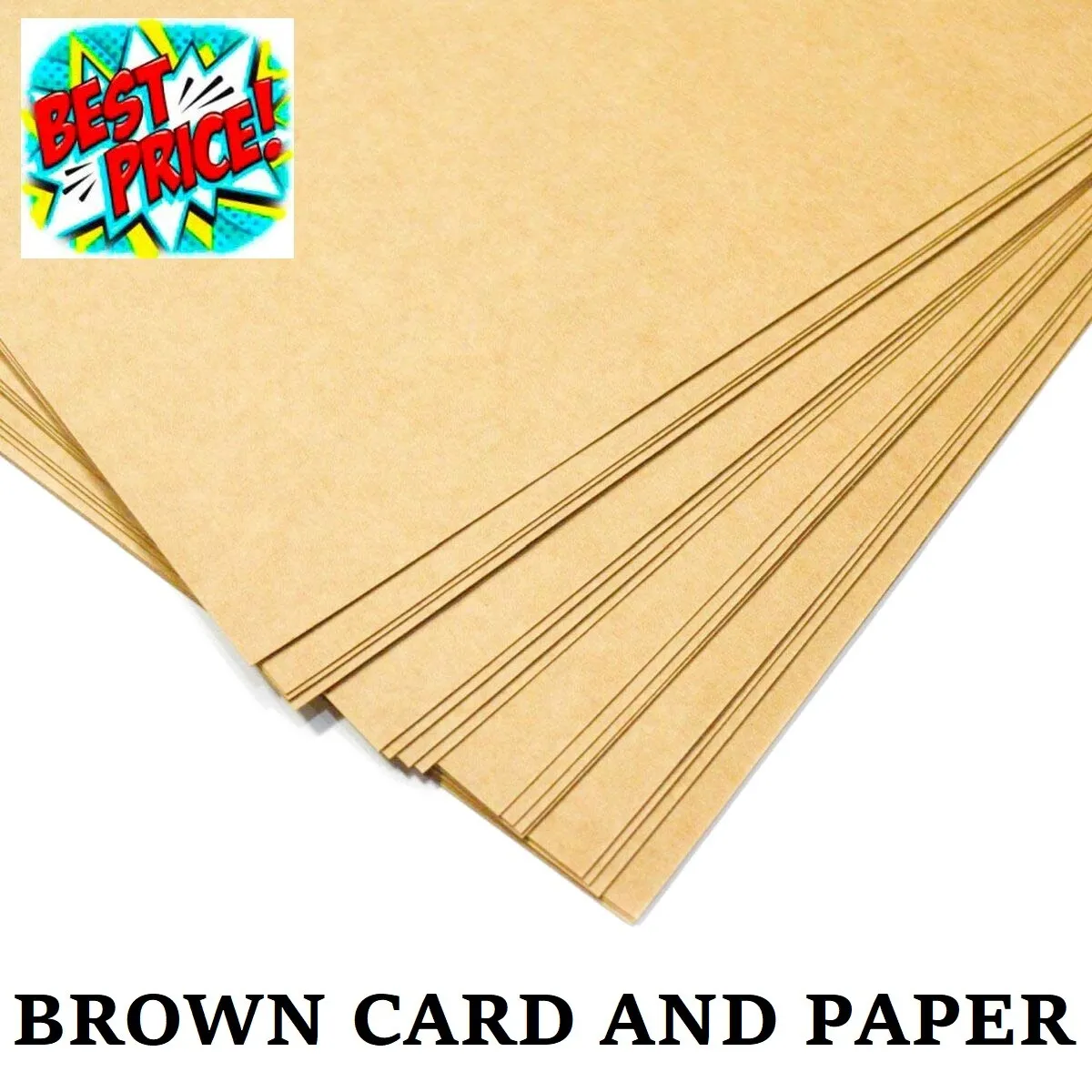 A2 A3 A4 A5 A6 Brown Craft Card Thick Printer Paper Dark Blanks Kraft Tag  Labels