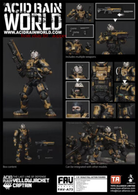Acid Rain World 1/18 Fav-A73 A.M.M Yellow Jacket Captain Action
