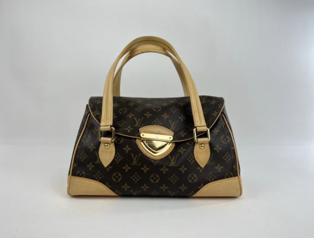 Authentische Louis Vuitton Monogramm Beverly GM Schultertasche 