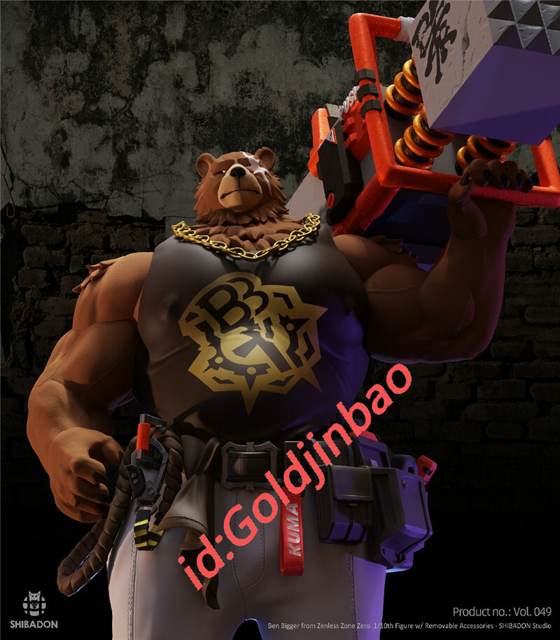 SHIBADON Studio Zenless Zone Zero Ben Bigger Resin Statue H23cm