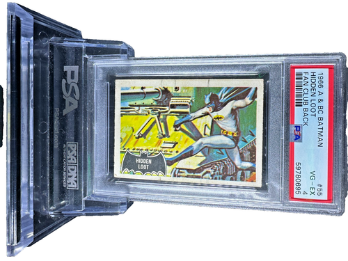 Batman Fan Club Back A&BC 1966 NIGHTLY PATROL #55 VG-EX 4 - Vintage garno PSA