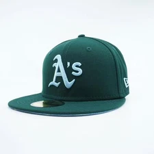 [60243792] MENS NEW ERA MLB OAKLAND ATHLETICS 5950 CLOUD UNDER FITTED