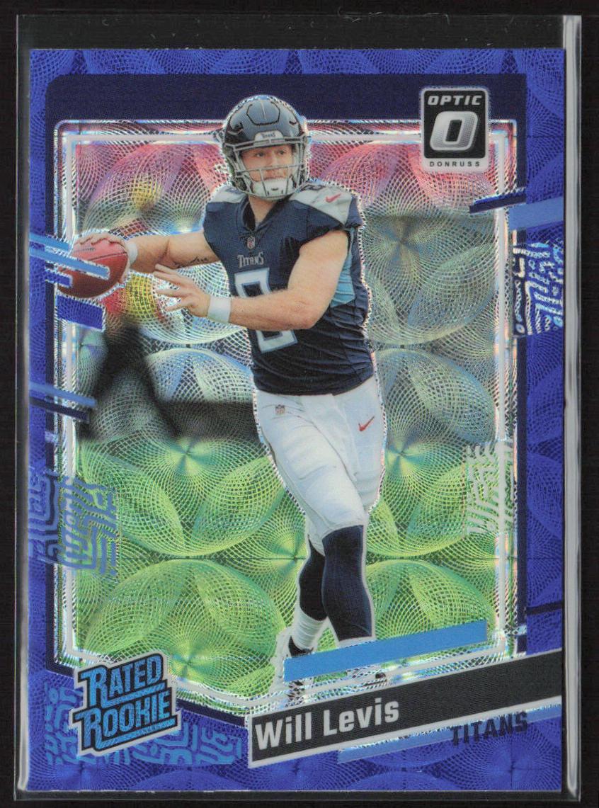 2023 Donruss Optic #298 Will Levis Blue Scope