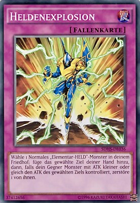 Yu-Gi-Oh! Structure Deck: HERO Strike SDHS-DE Einzelkarten zur Auswahl - deutsch
