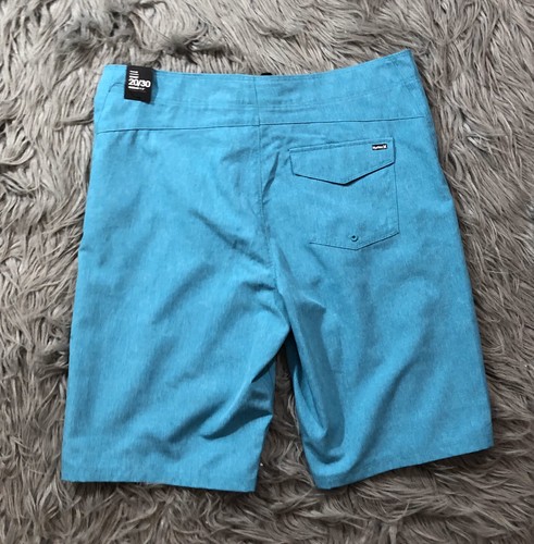 Hurley Kid Boy Aqua Swimwear Trunks Swimming Surf Board Logo Shorts 20/30 9.5” - Picture 7 of 7