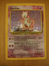 Pokemon Mewtwo Holo Card No. 10/102