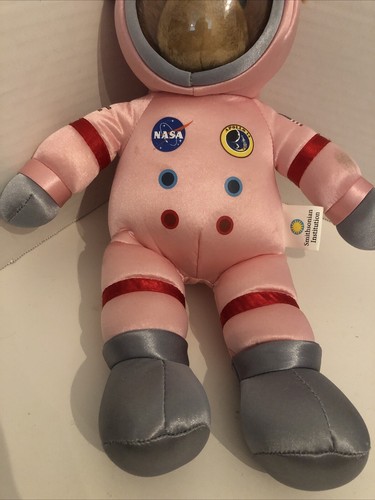 Smithsonian NASA Apollo 14 Pink Space Suit Astronaut Teddy Bear Plush 13” - Picture 4 of 7