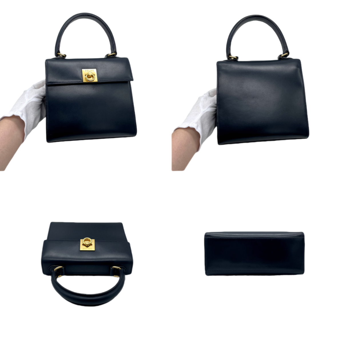 Auth CELINE Mini Kelly Handbag | eBay